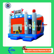sports themes customized inflatable bouncy castle inflatable combo